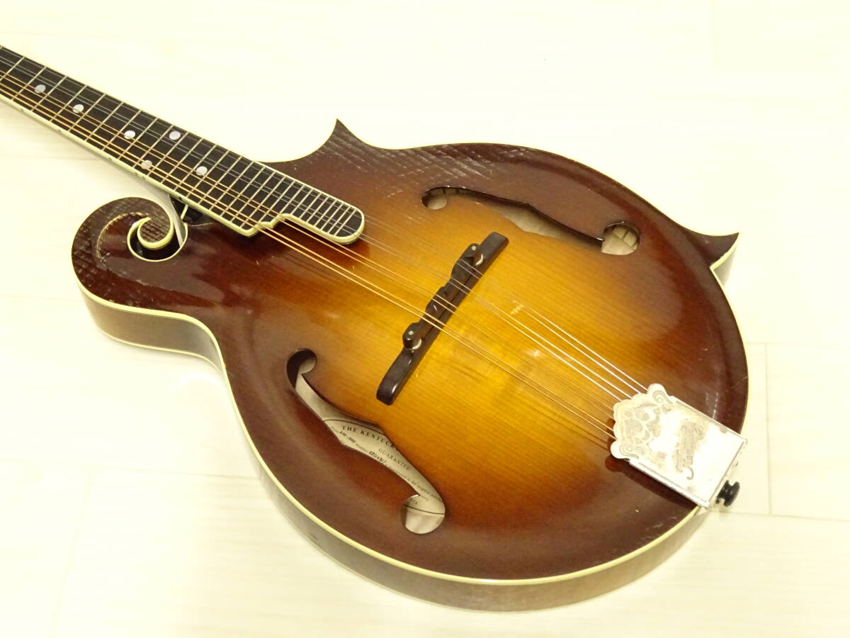 MU-318◆Kentucky KM-1000 Fスタイル フラット マンドリン ケンタッキー マンドリン 中古品【同梱不可】
