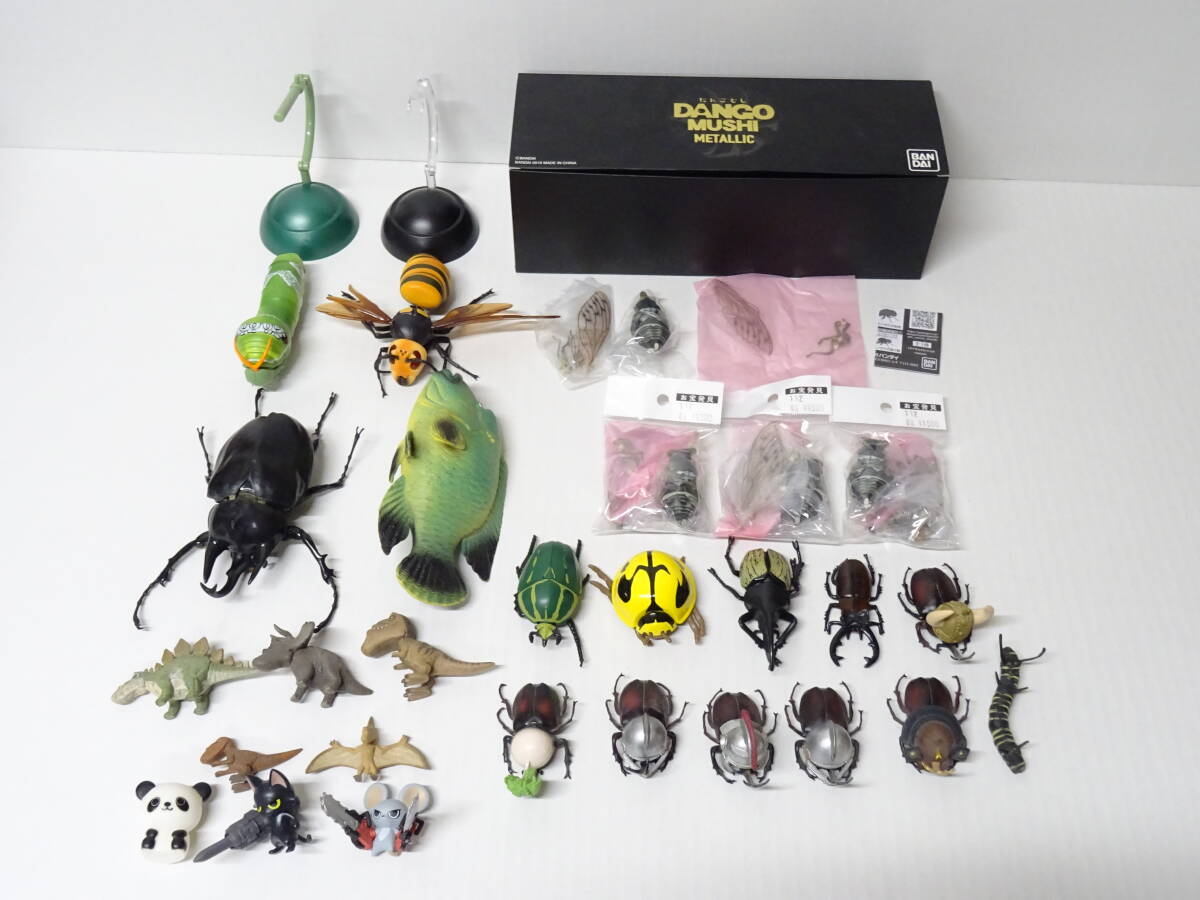 【ジャンク扱い】HO-030◆生き物系 フィギュア まとめ 昆蟲(chóng) いきもの大図鑑 シャクレルダイナソー など 中古品