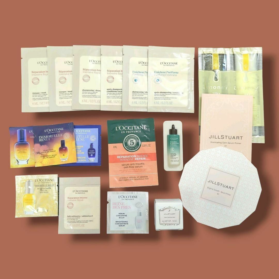 18點(diǎn) ロクシタン ジルスチュアート トライアルセット サンプル 試供品