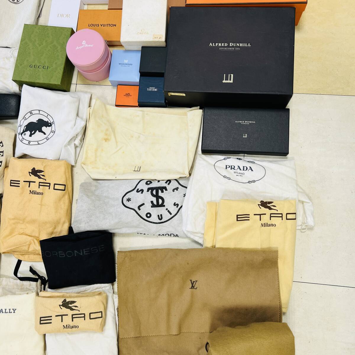 ?【ブランドショッパーおまとめ】Herms/Louis Vuitton/Dior/PRADA/Cartier/GUCCI/BALENCIAGA/ETORO/dunhill/BARRY/Wedgwoodなど大量★