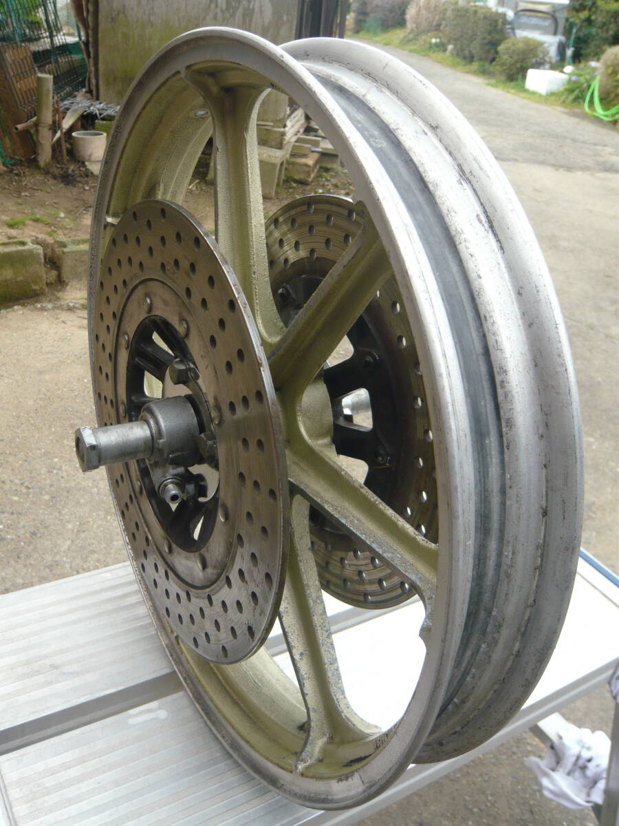 Z1R　フロントホイール　ディスク　アクスルシャフト　セット