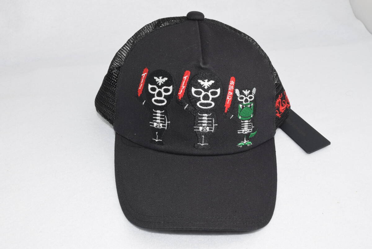 ☆新品未使用☆DANCE WITH DRAGON キャップ 帽子☆仮面ライダー コラボ ショッカー メッシュ キャップ☆男女兼用☆定価14,300円