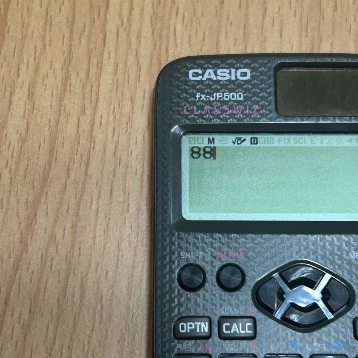CASIO カシオ 電卓 fx-JP500 簡易動作確認済み
