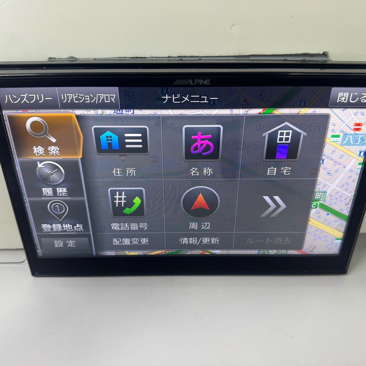 ★送料無(wú)料★即決★保証★美品★アルパイン★メモリナビ★１０インチ★ＥＸ１０Ｚ★２０１８年★管理番號(hào)０６０５－③★