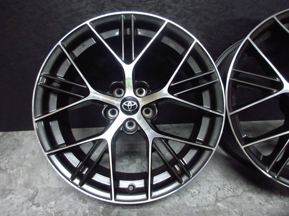 希少 トヨタ FT86 スバル BRZ 純正OP BBS 鍛造 18インチ 良品 プリウス シエンタ レガシー カローラスポーツ フォレスター レクサス CT200h_画像2