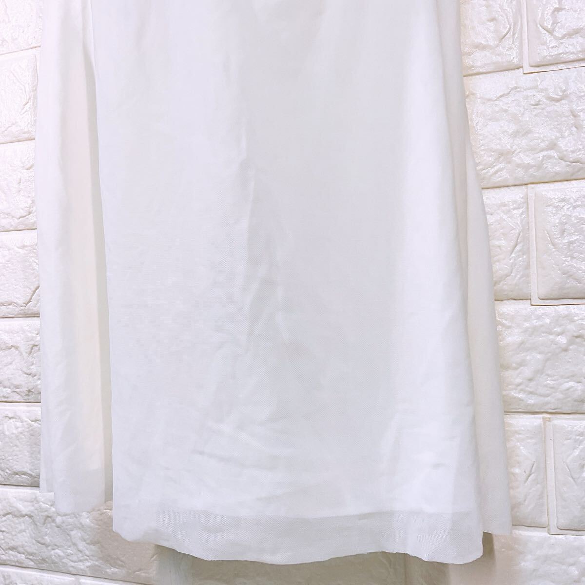 新品　トリンプ　アモスタイル　夢みるブラ　キャミソール ＆PT2ショーツセット　Lサイズ　ホワイト系_画像8