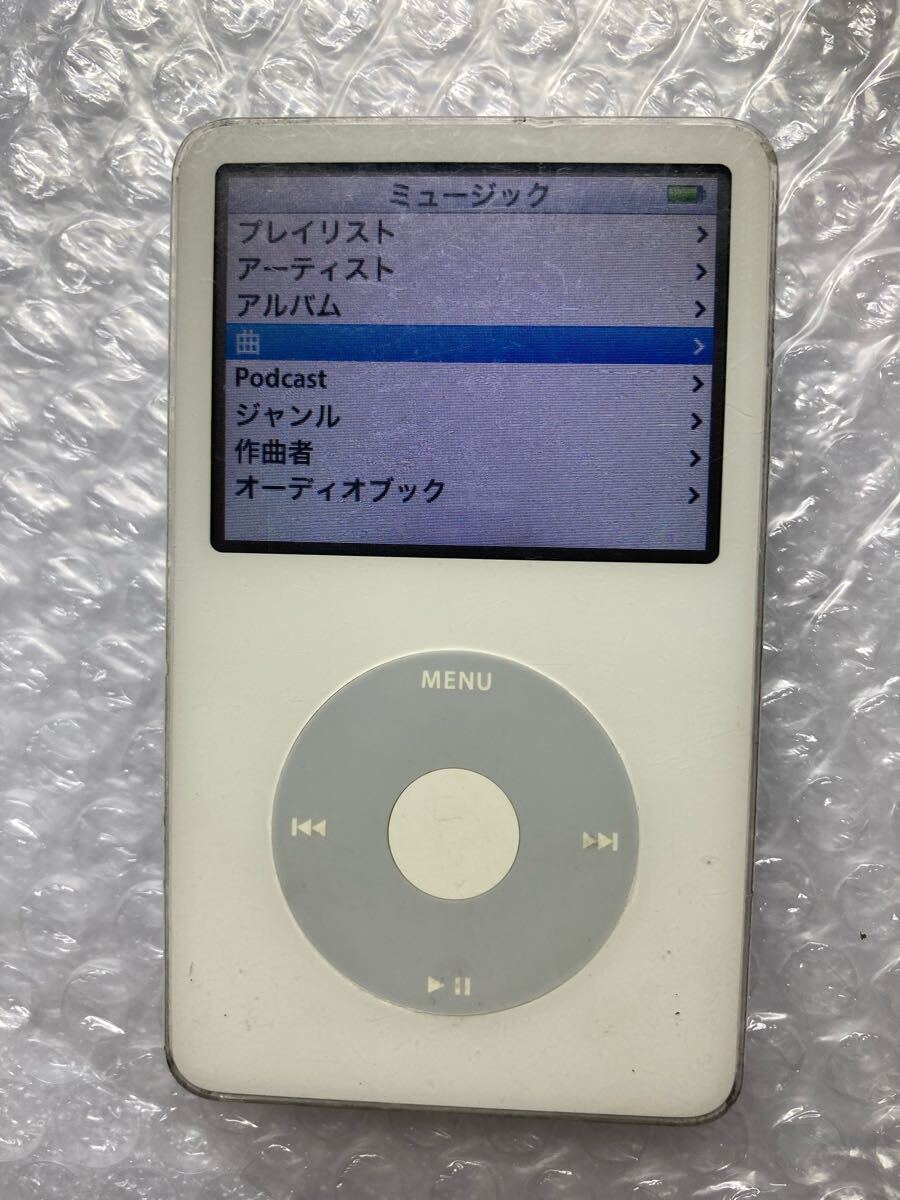iPod classic 5世代 HDD30GB → SSD128GB&バッテリー交換済み　歴代高音質(zhì)　iTunes同期動(dòng)作確認(rèn)済