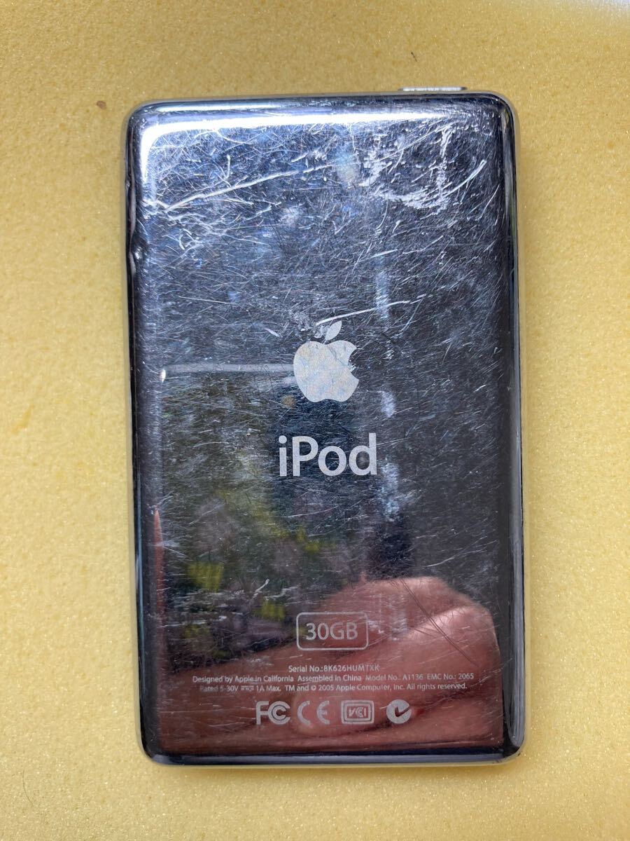 iPod classic 30GB→SSD64GB 高音質(zhì)5世代 iTunes同期動(dòng)作確認(rèn)済み　バッテリー交換済み　