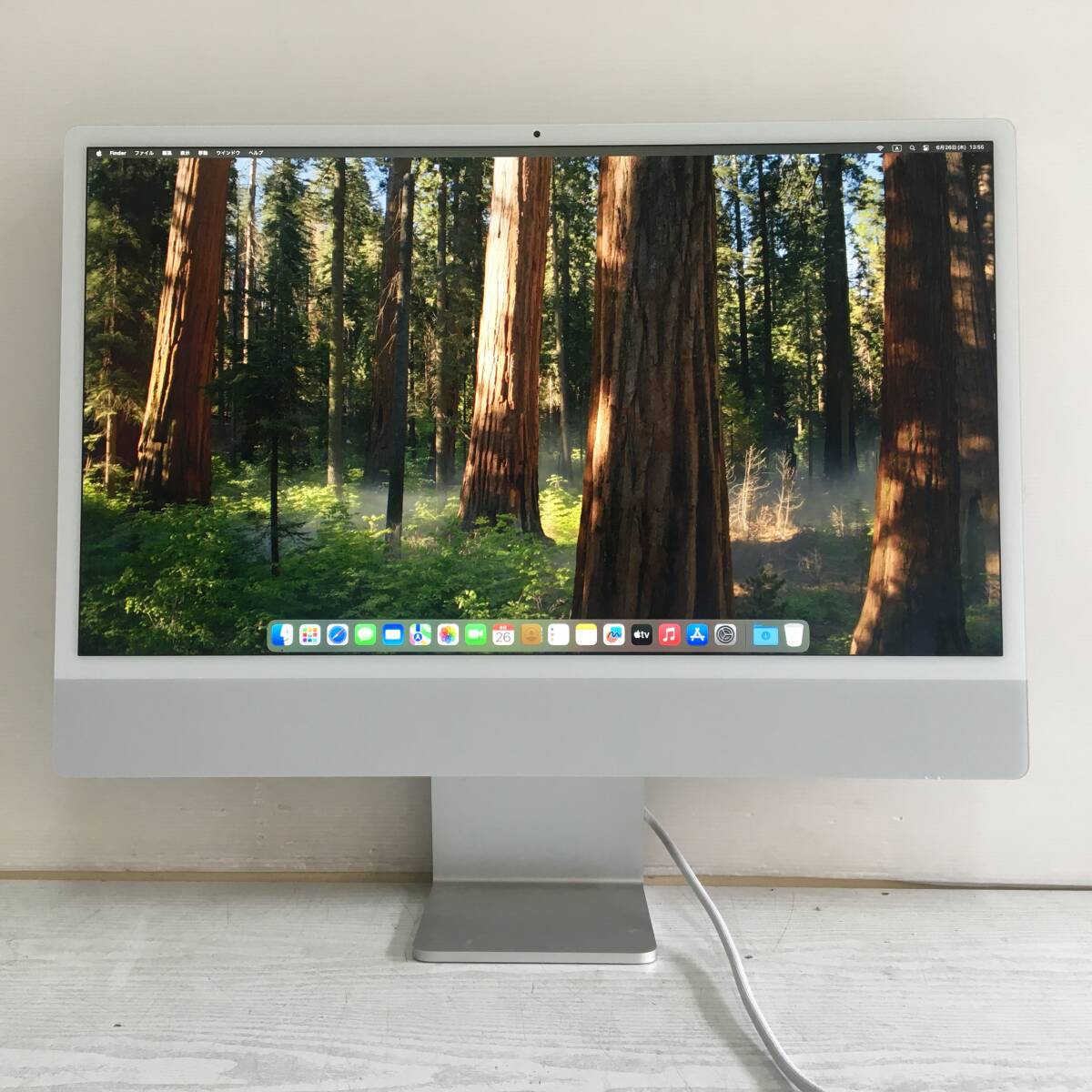 *[ прекрасный товар 24 дюймовый ]Apple iMac (24-inch, M1, 2021) A2439[Apple M1/RAM:16GB/SSD:256GB]Sequoia рабочий товар 