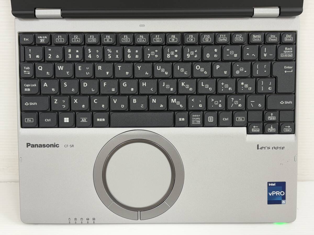 【バッテリー良好】Panasonic Let's note CF-SR4RDAAS『Core i5(1345U)1.6Ghz/RAM:16GB/SSD:256GB』12.4インチ Win11 ※ジャンク扱い