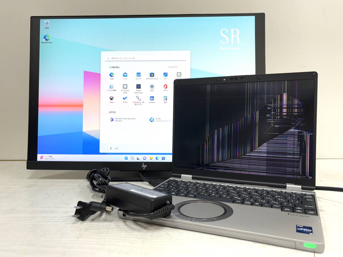 【バッテリー良好】Panasonic Let's note CF-SR4RDAAS『Core i5(1345U)1.6Ghz/RAM:16GB/SSD:256GB』12.4インチ Win11 ※ジャンク扱い