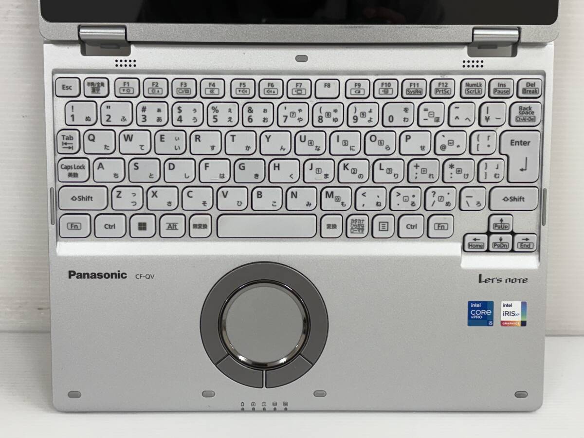【バッテリー良好】Panasonic Let's note CF-QV1RDAKS『Core i5(1145G7)2.6Ghz/RAM:16GB/SSD:256GB』12インチ WQXGA+タッチ Win11 動作品