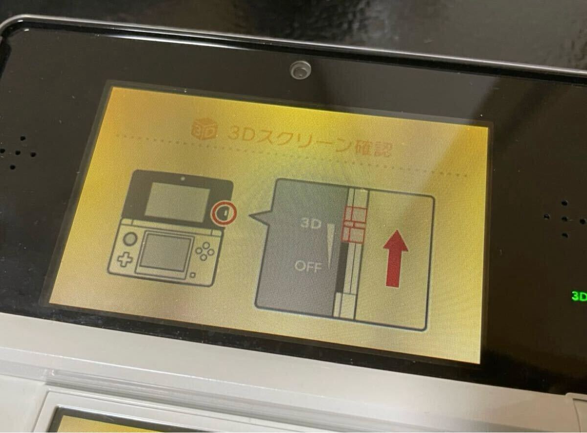 Nintendo Nintendo 3DS CTR-001 nintendo лёд белый белый экран пожелтение замечательный рабочее состояние подтверждено 