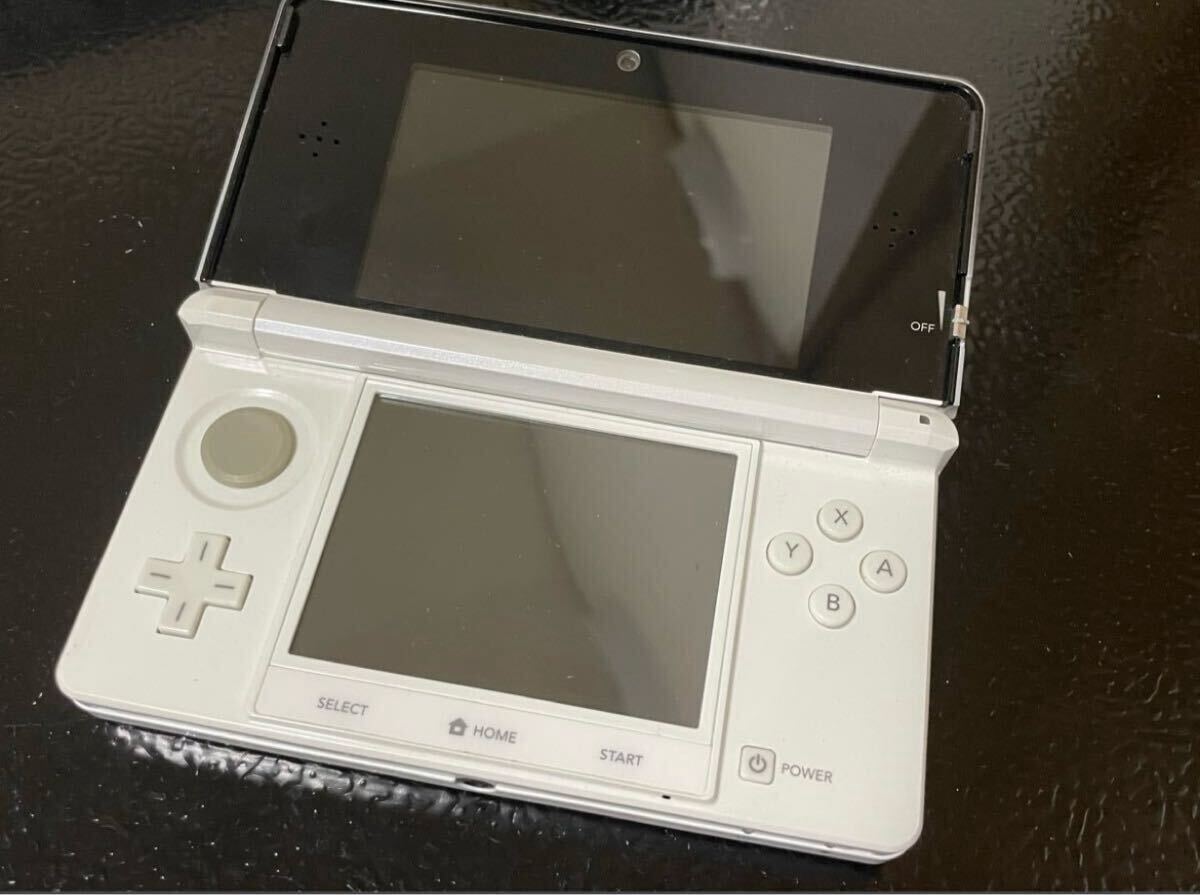 Nintendo Nintendo 3DS CTR-001 nintendo лёд белый белый экран пожелтение замечательный рабочее состояние подтверждено 