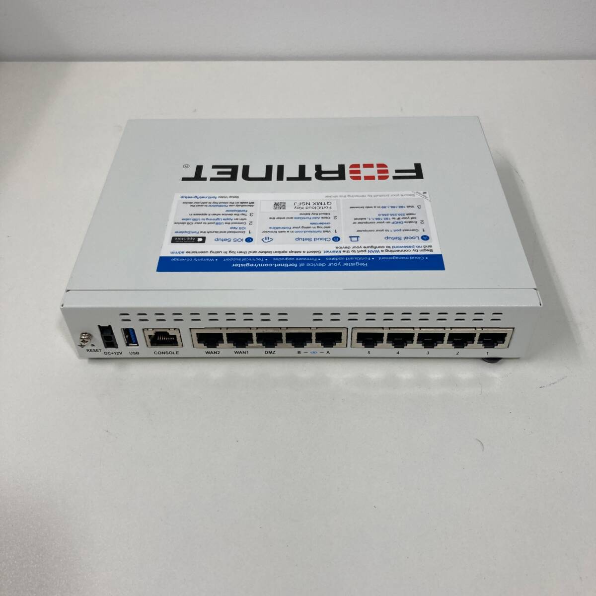 【中古】FortiGate60F(初期化済み)
