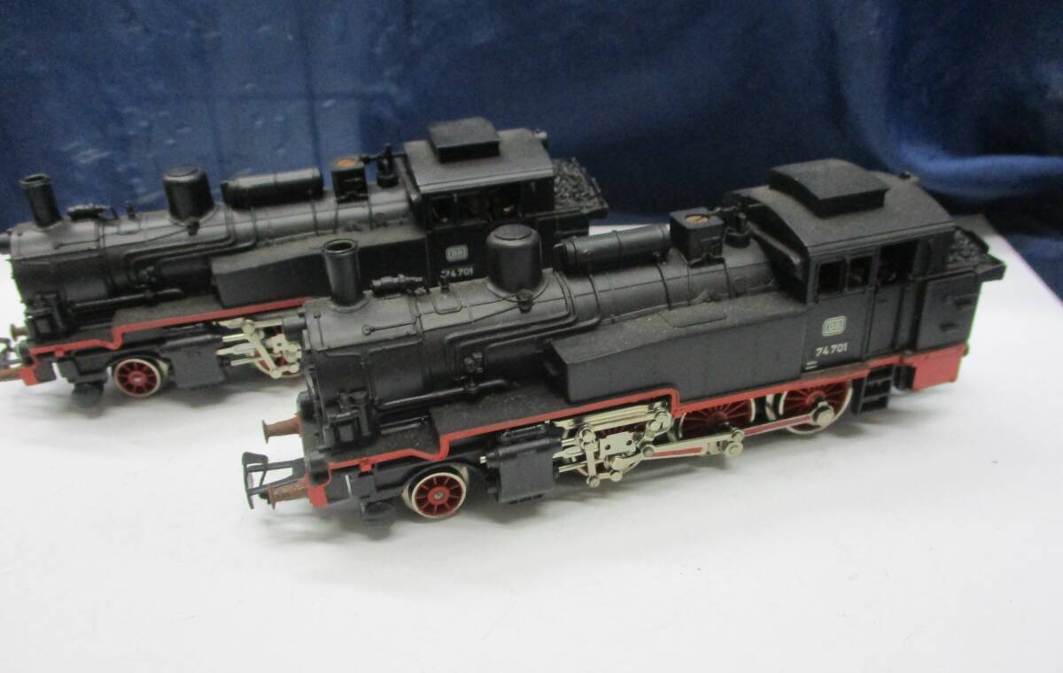 #526 HO gauge meruk Lynn DB 74 701 2 шт. комплект паровоз Marklin/ работоспособность не проверялась 