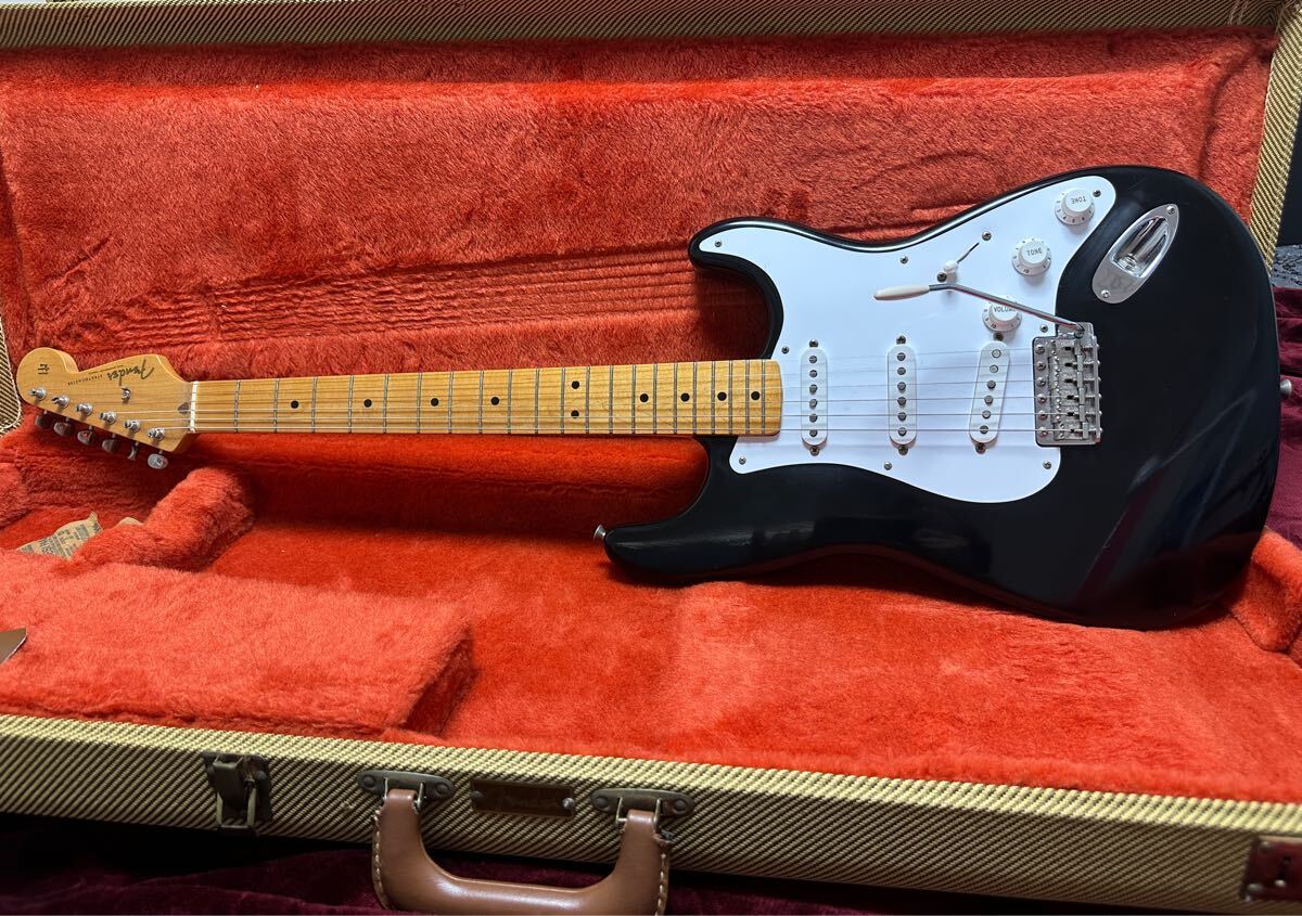 ★美品★激レア★Fender American Vintage 57 Stratocaster マルチレイヤーblack/candy apple red AVRI 