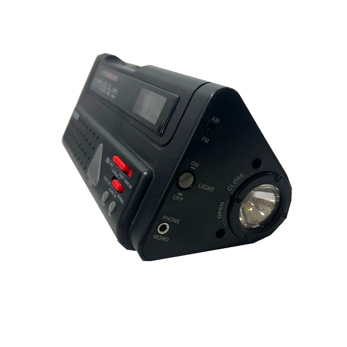 中古●CTIZEN●ラジオ ワンダーボーイスポット ブラック 放送受信機 バリ音多め FMのみ受信可 ライト点灯不可 札幌_画像4