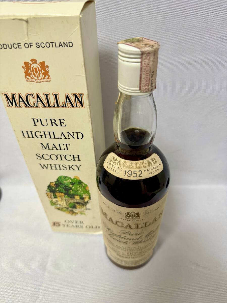MACALLAN 1952 50年代 オールドボトル マッカラン 1952 (12年 18 MACALLAN 1952 50年代 オールドボトル マッカラン 1952 (12年 18