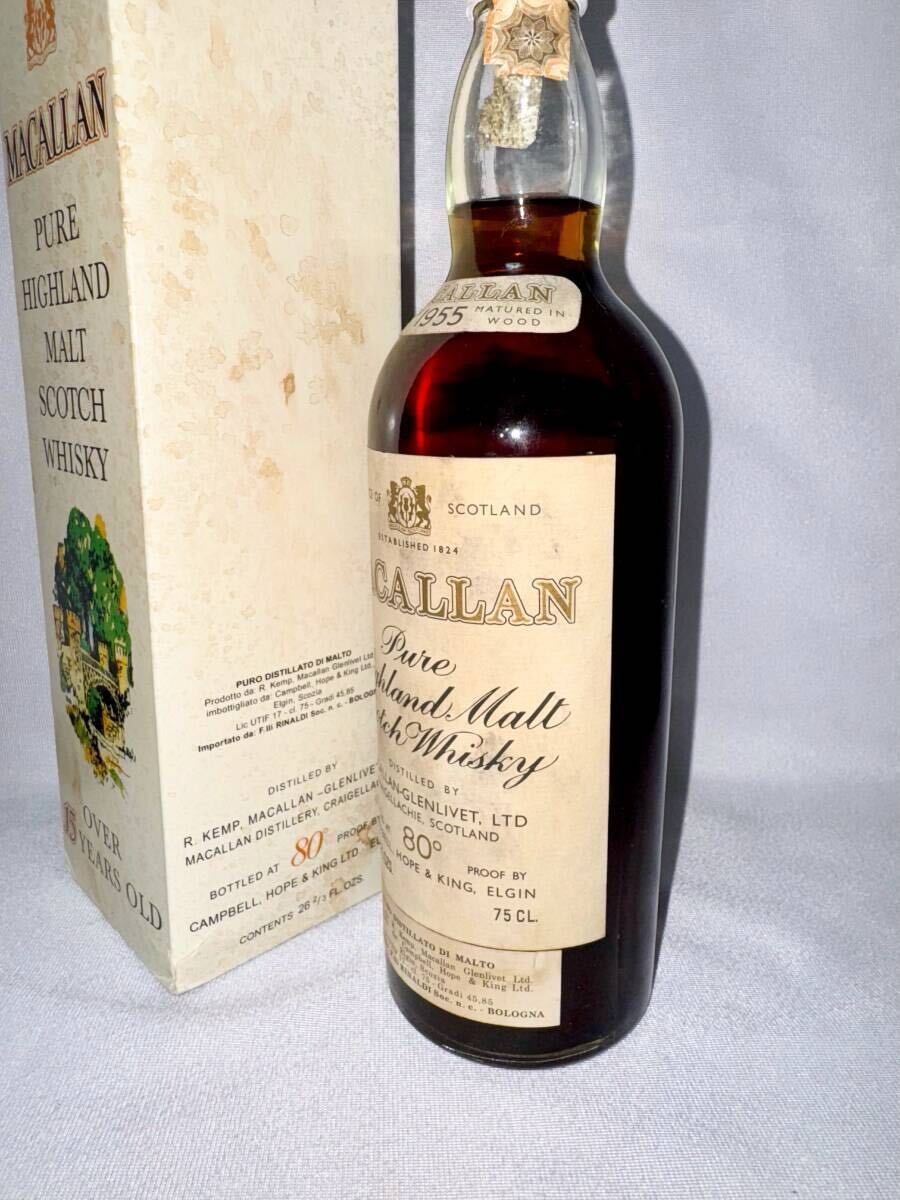 MACALLAN 1955 50年代 オールドボトル マッカラン 1955 (12年 18 MACALLAN 1955 50年代 オールドボトル マッカラン 1955 (12年 18