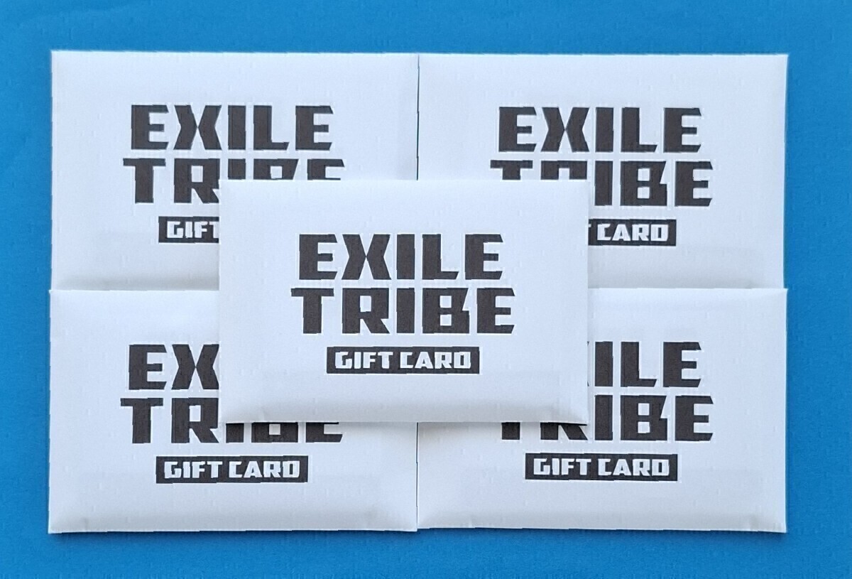 【50000】EXILE TRIBE GIFT CARD エグザイル トライブ LDH トラステ 三代目 RAMPAGE ランペなど
