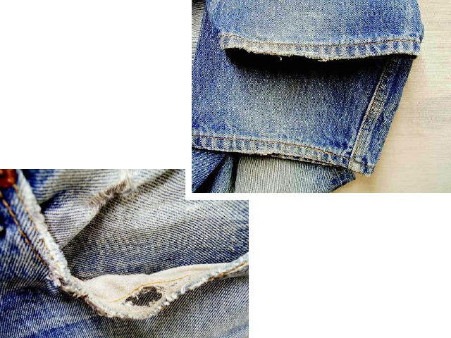 ◇即決[W35L32]サンプル級の鬼ヒゲ ビンテージ Levi's 501xx 2001年7月製 00年代 00's USA製 501-0000 アメリカ デニム パンツ■4581_画像3