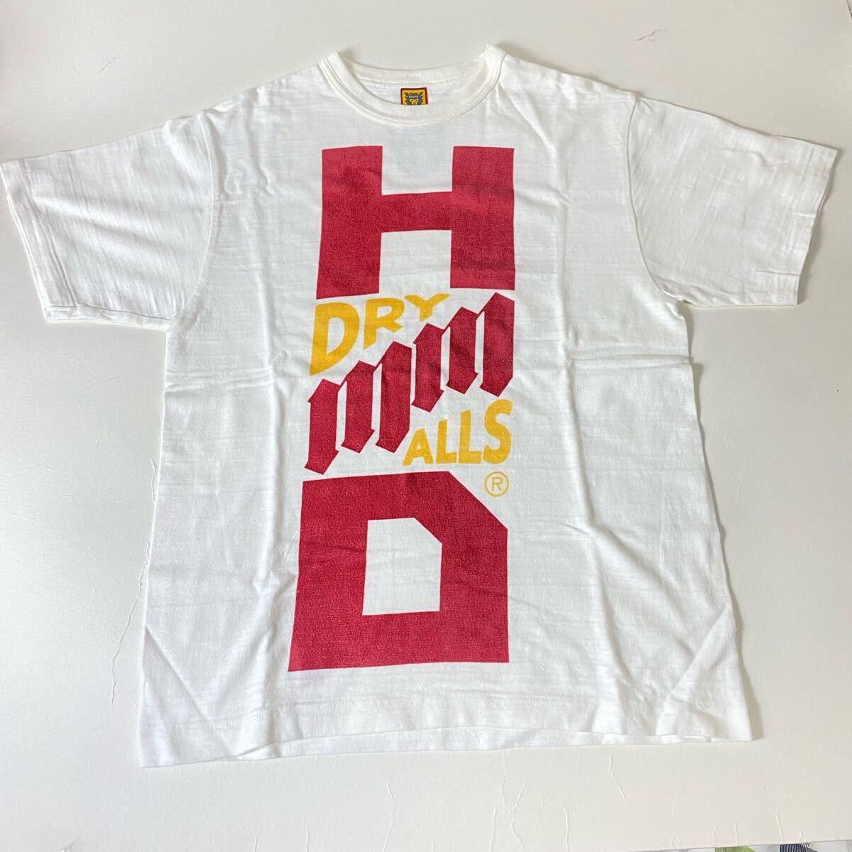 【中古美品】HUMAN MADE Dry Alls T-SHIRT ヒューマン メイド ドライオールズ Tシャツ　ビッグロゴ
