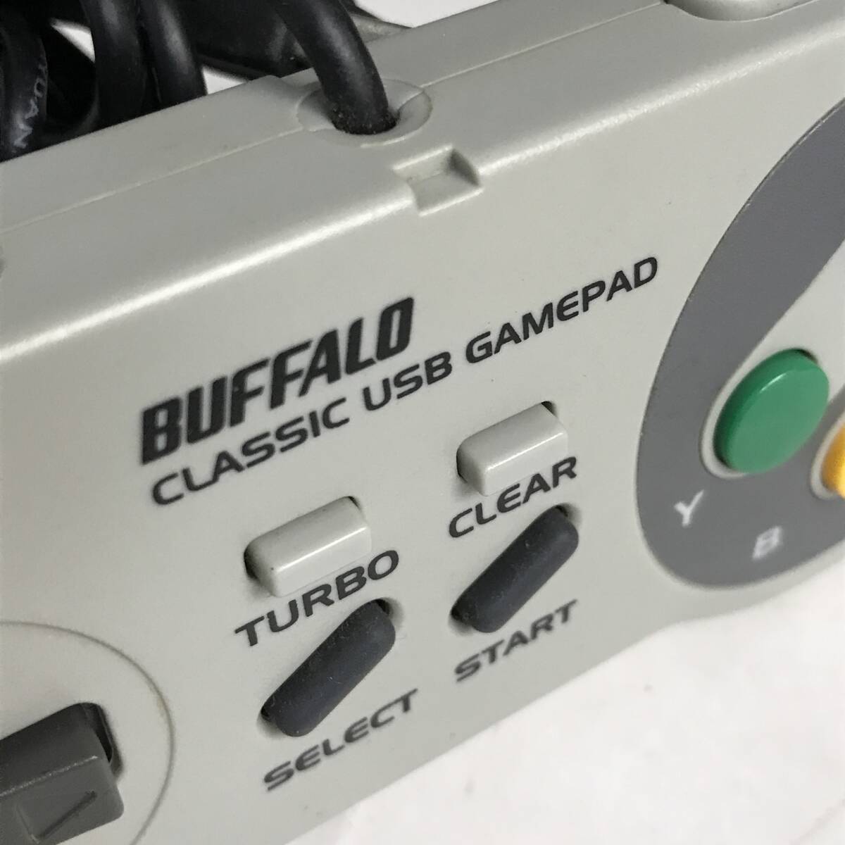 UNY36/79 BUFFALO レトロ調(diào) USB ゲームパッド 8ボタン グレー SFC スーパーファミコン コントローラー BSGP801GY Windows Android 〇