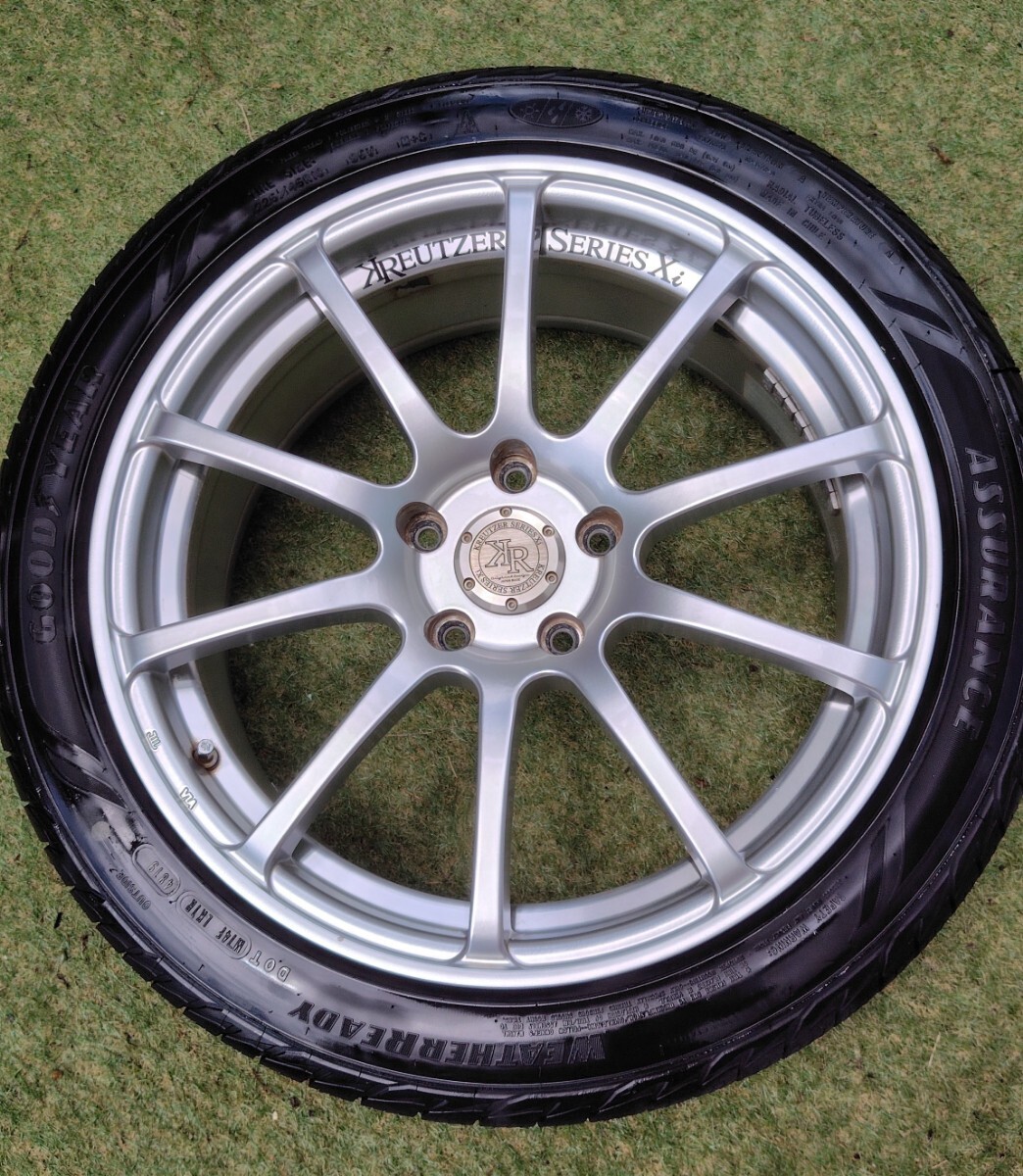 クロイツァーシリーズ Xi　18インチ4本 5穴 PCD114.3【7.5j +45 2本、8j +38 2本】タイヤホイールセット　オールシーズン_画像2