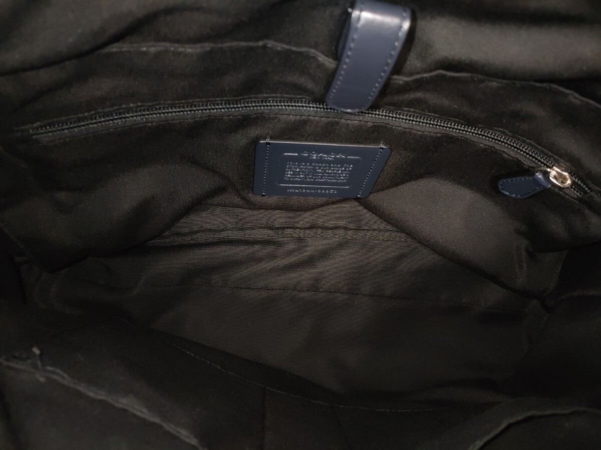 送料無(wú)料 美品 COACH コーチ メンズ ブリーフケース ビジネスバッグ ベケット ポケット レザー ブリーフ 89953 グレー