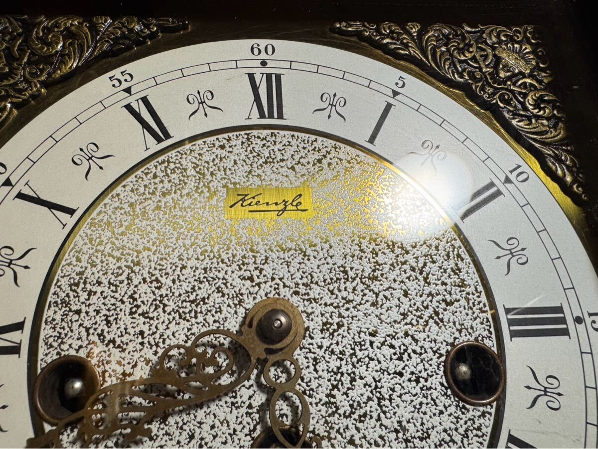 ビンテージ KIENZLE キンツレー ウエストミンスター 置時(shí)計(jì) アンティーク ドイツ制 ゼンマイ / 現(xiàn)狀渡し