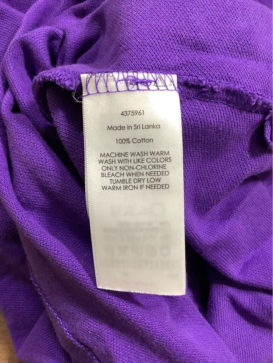 さ1665 スリランカ制 Polo by Ralph Lauren ラルフローレン CUSTOM FIT 半袖ポロシャツ S パープル 