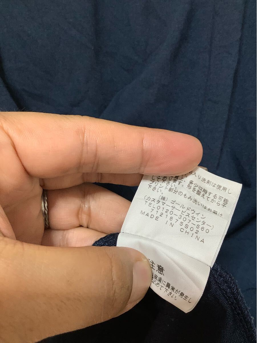 つ1622 THE NORTH FACE ノースフェイス ビッグロゴ 半袖Tシャツ M ネイビー ドライ 速干 NT31620 COLOR DOME T