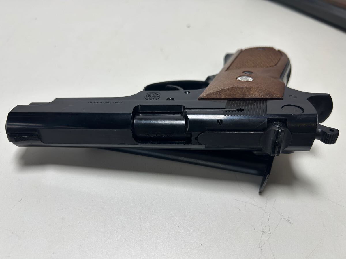 モデルガン MGC スミス&ウェッソン M39-2 木製グリップ 9mm 13) モデルガン MGC スミス&ウェッソン M39-2 木製グリップ 9mm