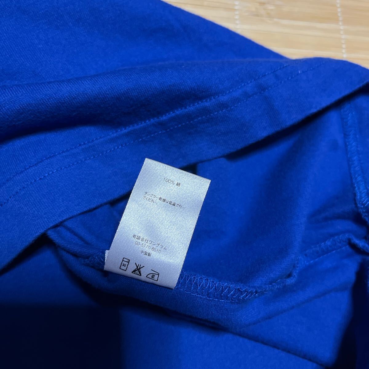 supreme Debossed Tee tシャツ M ブルー　青　エンボス　