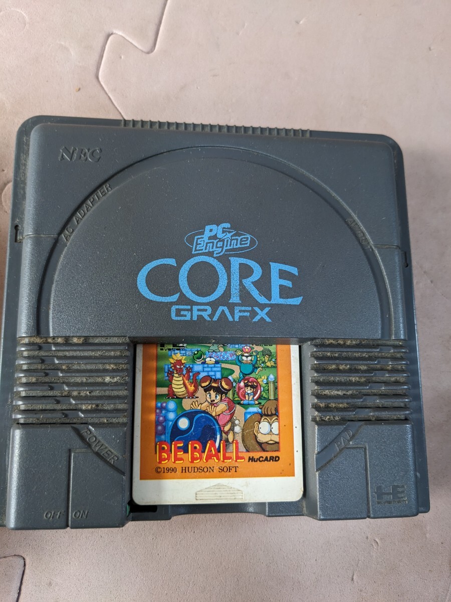 1 иен PC двигатель NEC core графика PC Engine GRAFX soft имеется Junk текущее состояние товар 