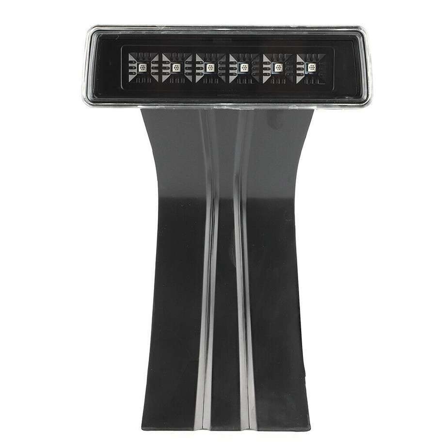  California грязь Star 07-18y Jeep Wrangler JK высокая яркость LED дополнительный стоп-сигнал на уровне глаз водителя внутренний черный бесцветные линзы 