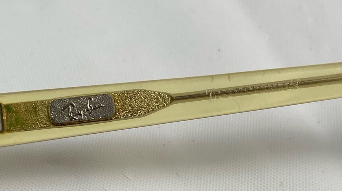 M 中古品/現(xiàn)狀品】レイバン B&L トラディショナル BENNETT ベネット クリスタルイエロー クリア サングラス ケース付き 送料無料 