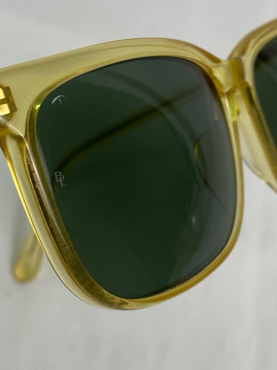 M 中古品/現(xiàn)狀品】レイバン B&L トラディショナル BENNETT ベネット クリスタルイエロー クリア サングラス ケース付き 送料無料 