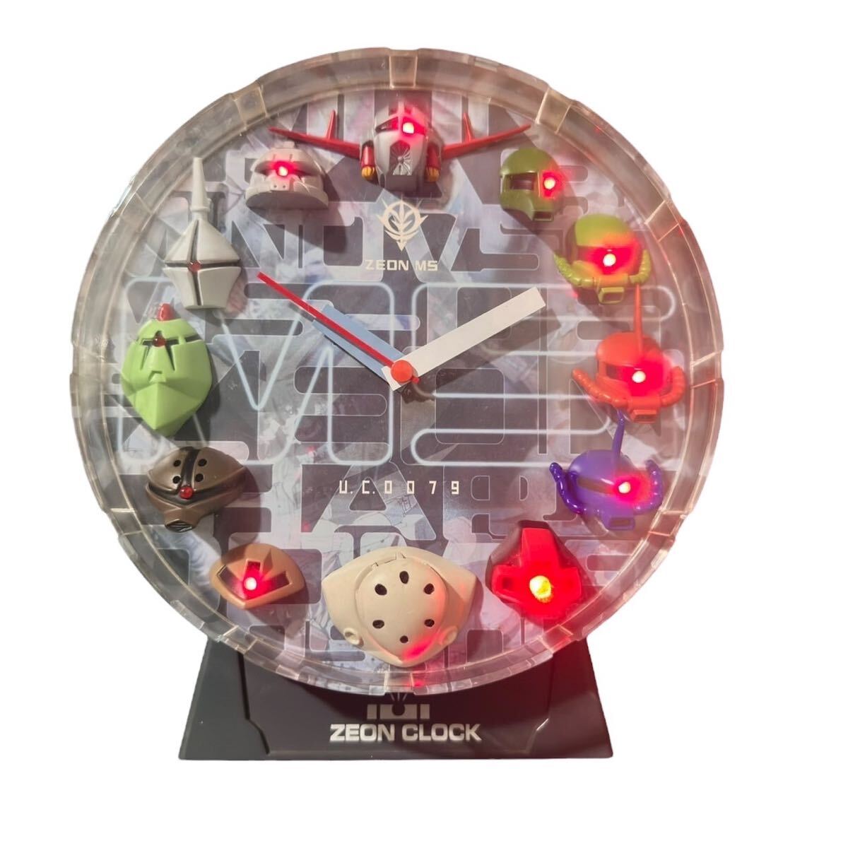 【専用】ガンダム　ジオン軍モビルスーツ アラームクロック ZEON CLOCK 専用】ガンダム ジオン軍モビルスーツ アラームクロック ZEON