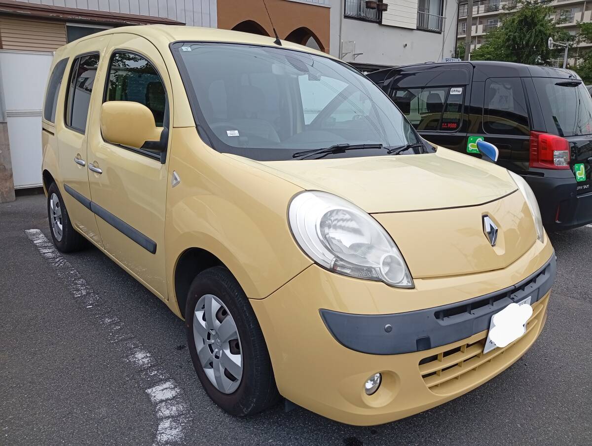 ワンオーナー車　カングー　平成25年式　93000km 車検令和8年3月　観音開き