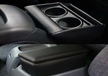 TOYOTA（トヨタ） 200系ハイエース ワイド専用 サイドコンソールボックス&ドリンクホルダー ブラック