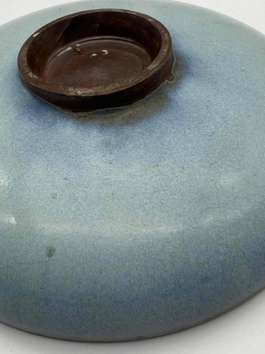  Song времена селадон . обжиг в печи синий .. фиолетовый .. запись [ старый дом поставка со склада ] обжиг в печи менять .. песок тарелка селадон название товар редкий товар Tang предмет старый . предмет времена предмет China старый изобразительное искусство антиквариат товар (E-93)