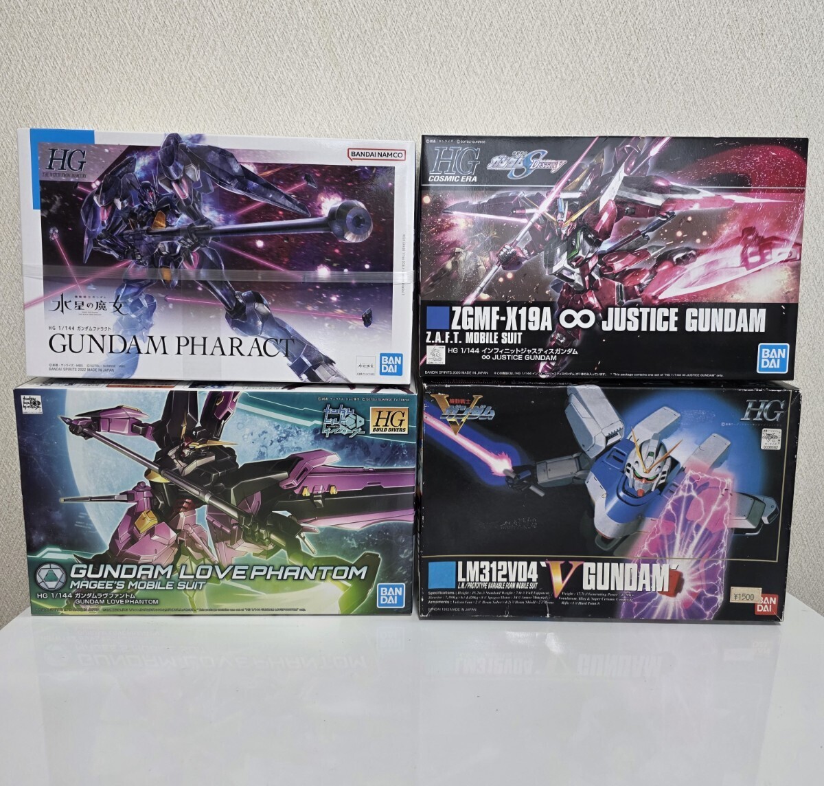 【新品未組立】ガンプラ HG他 4点セット HG ガンプラ 4点セット 未組立・未開封あり ガンダム(機動戦士