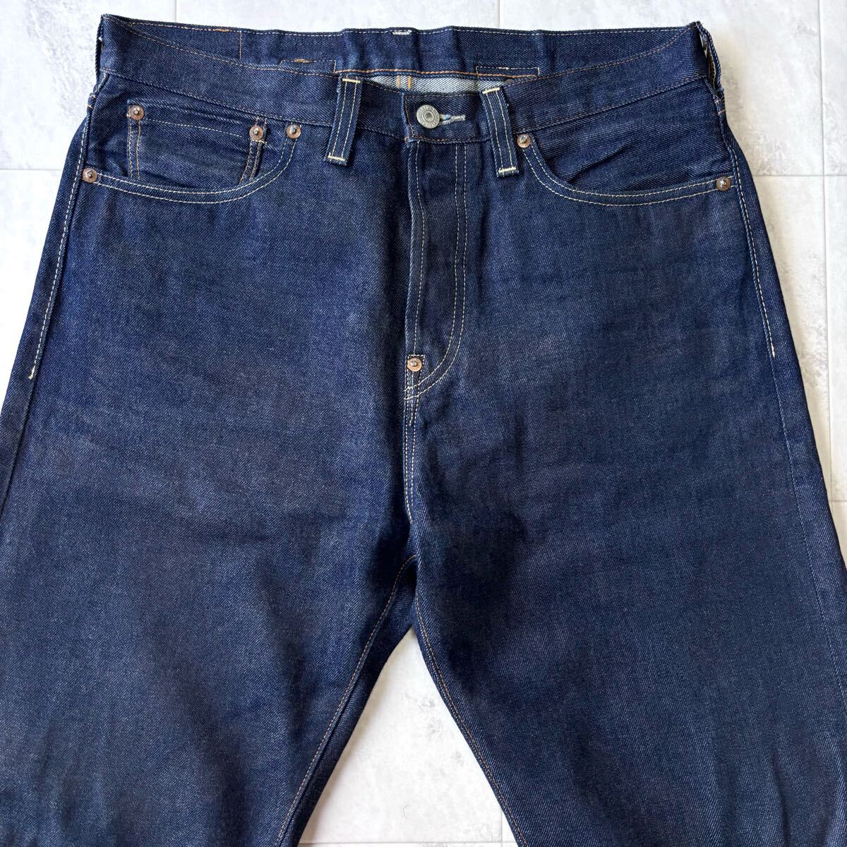 【超希少 W34】リーバイス ビンテージ クロージング Levi's 501XX 37モデル 1937 BIGE 日本制 シンチバック 濃紺 LVC デニムパンツ 赤耳