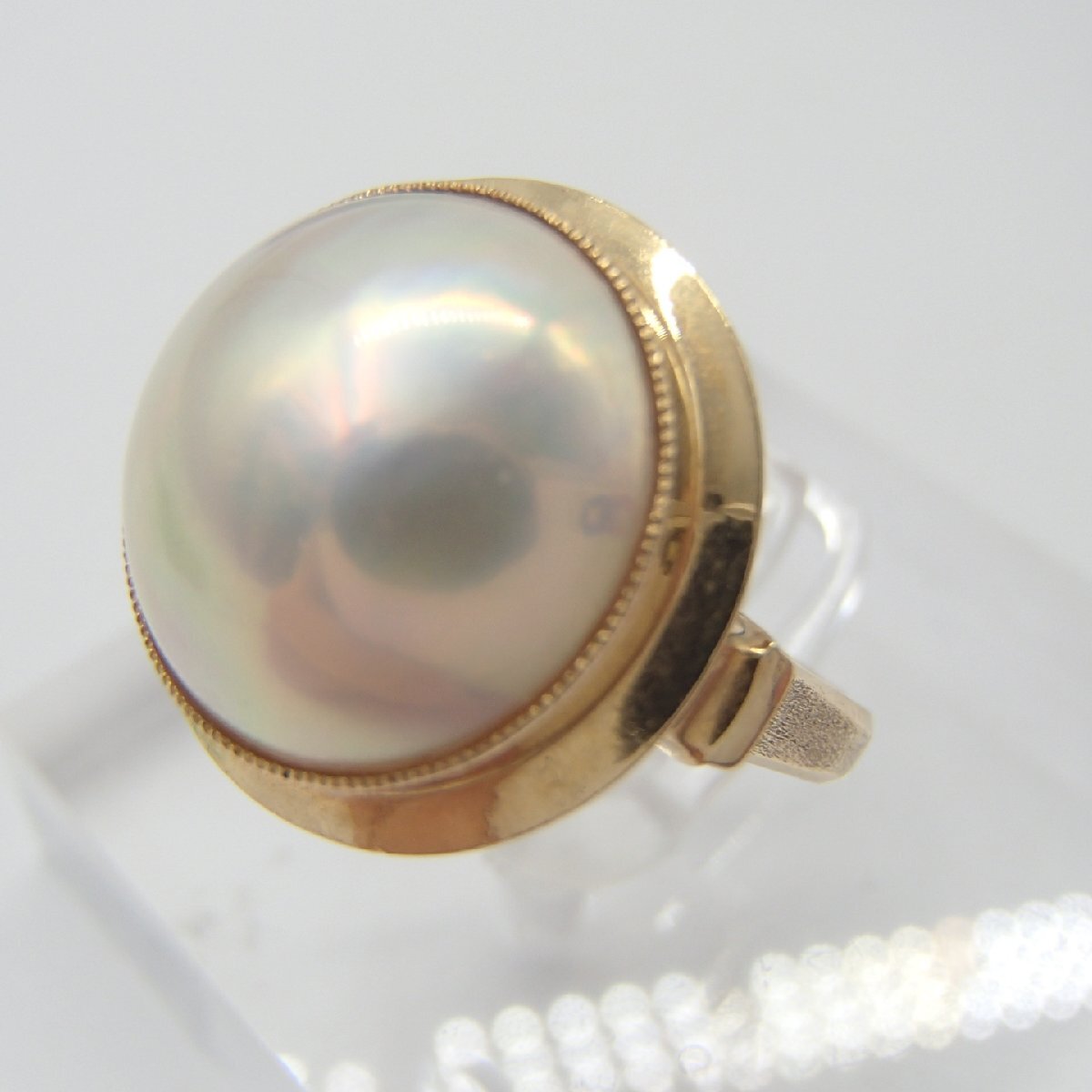 ◎マベパール リング 指輪 / K18 750 重量約5.6g / 真珠 アクセサリー◎JK