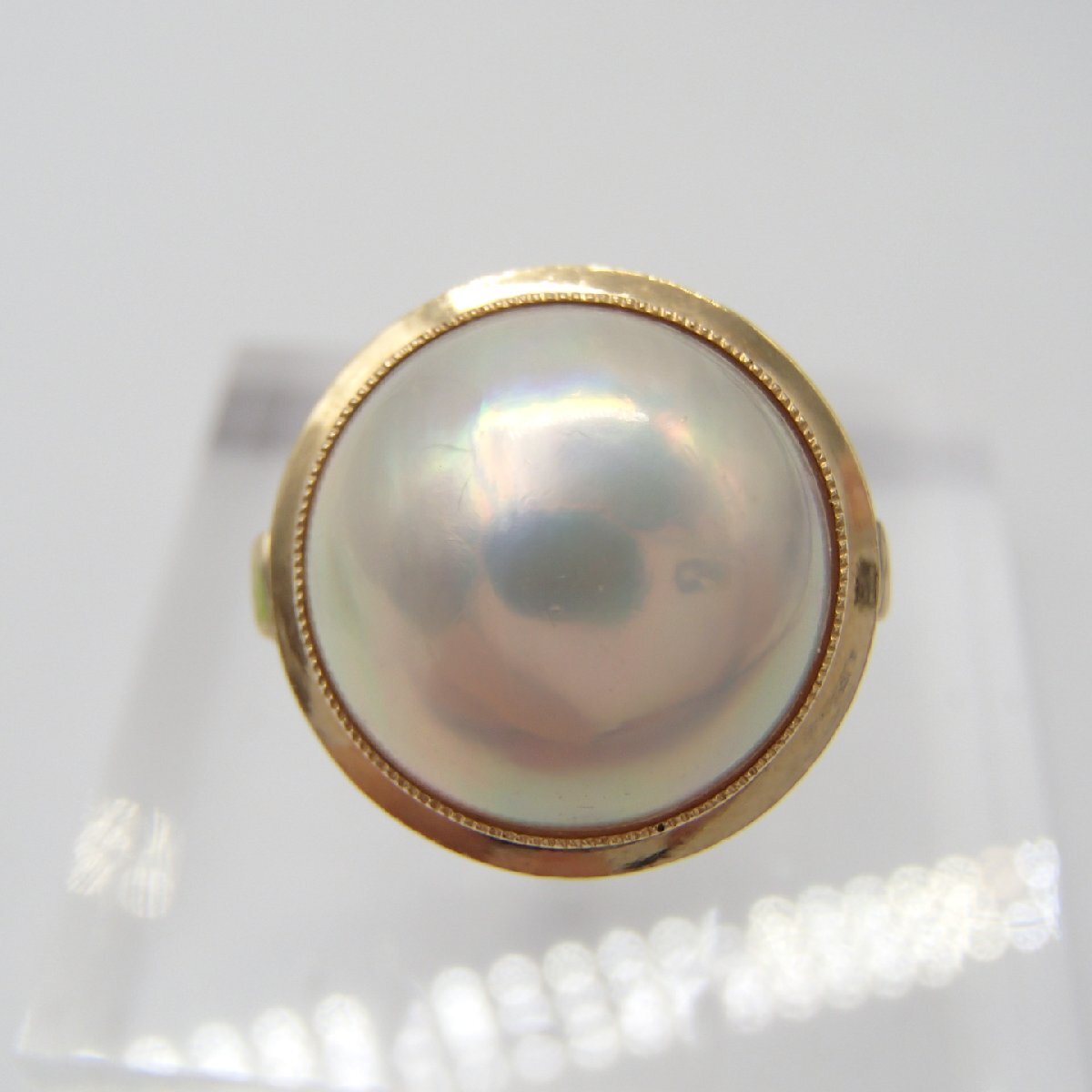 ◎マベパール リング 指輪 / K18 750 重量約5.6g / 真珠 アクセサリー◎JK