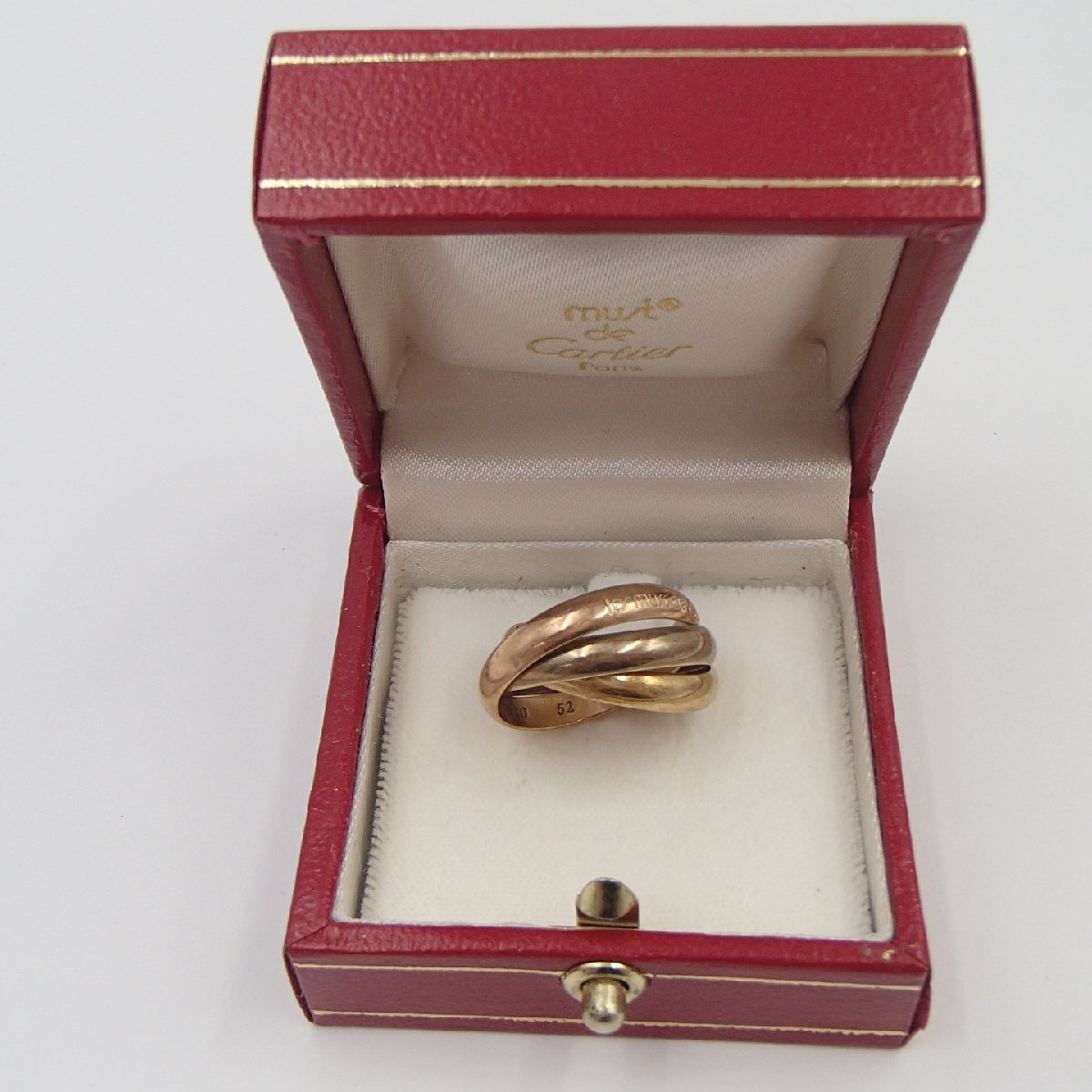 ◎Cartier カルティエ トリニティ 3連 リング / K18 750 約8.5g / 指輪 アクセサリー ◎SN