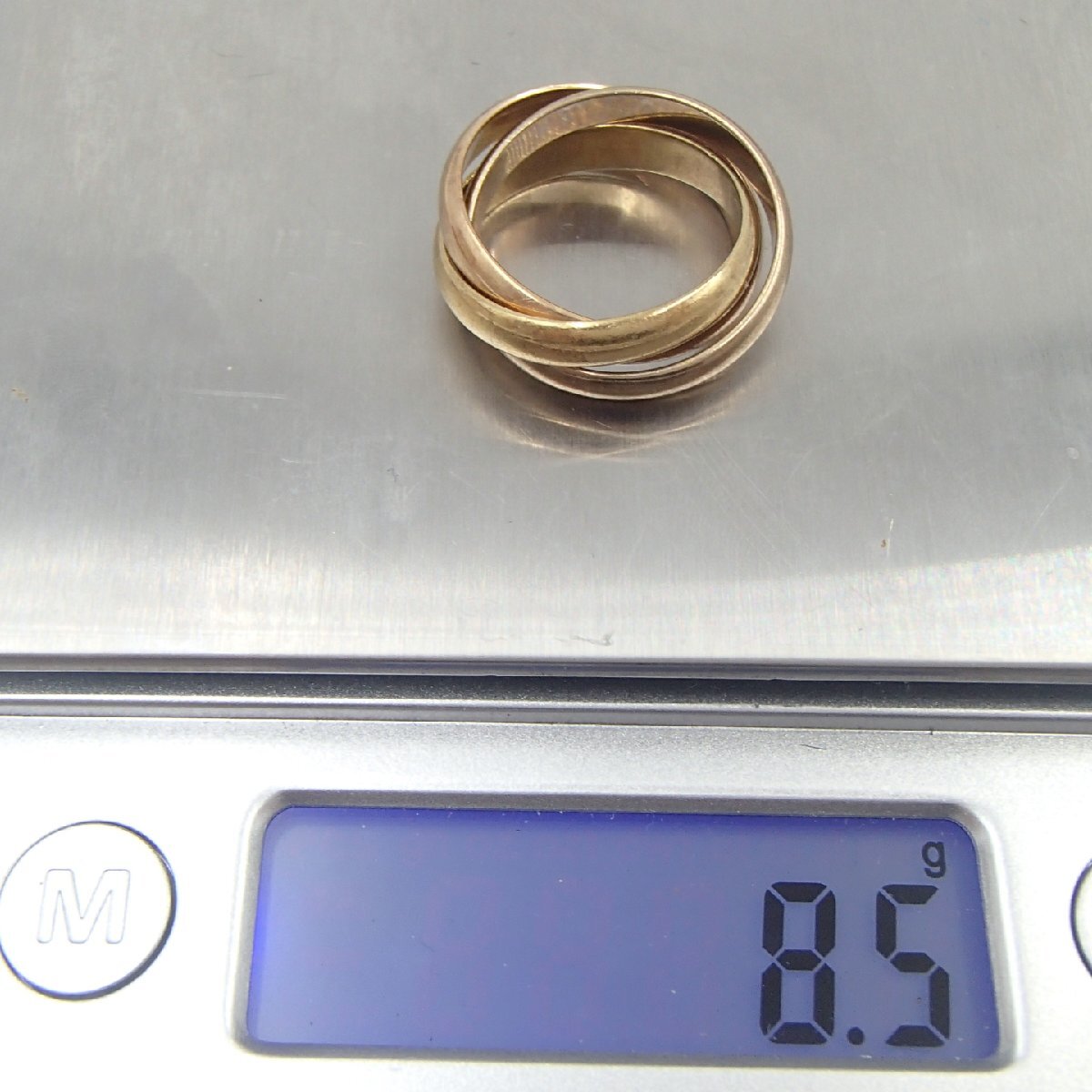 ◎Cartier カルティエ トリニティ 3連 リング / K18 750 約8.5g / 指輪 アクセサリー ◎SN