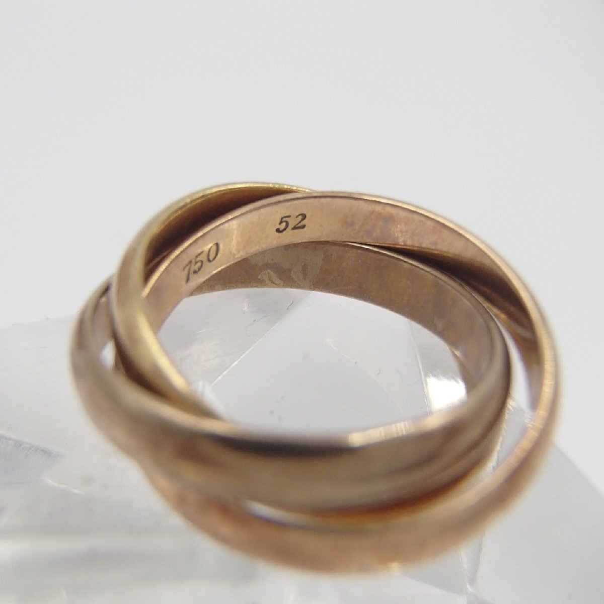 ◎Cartier カルティエ トリニティ 3連 リング / K18 750 約8.5g / 指輪 アクセサリー ◎SN